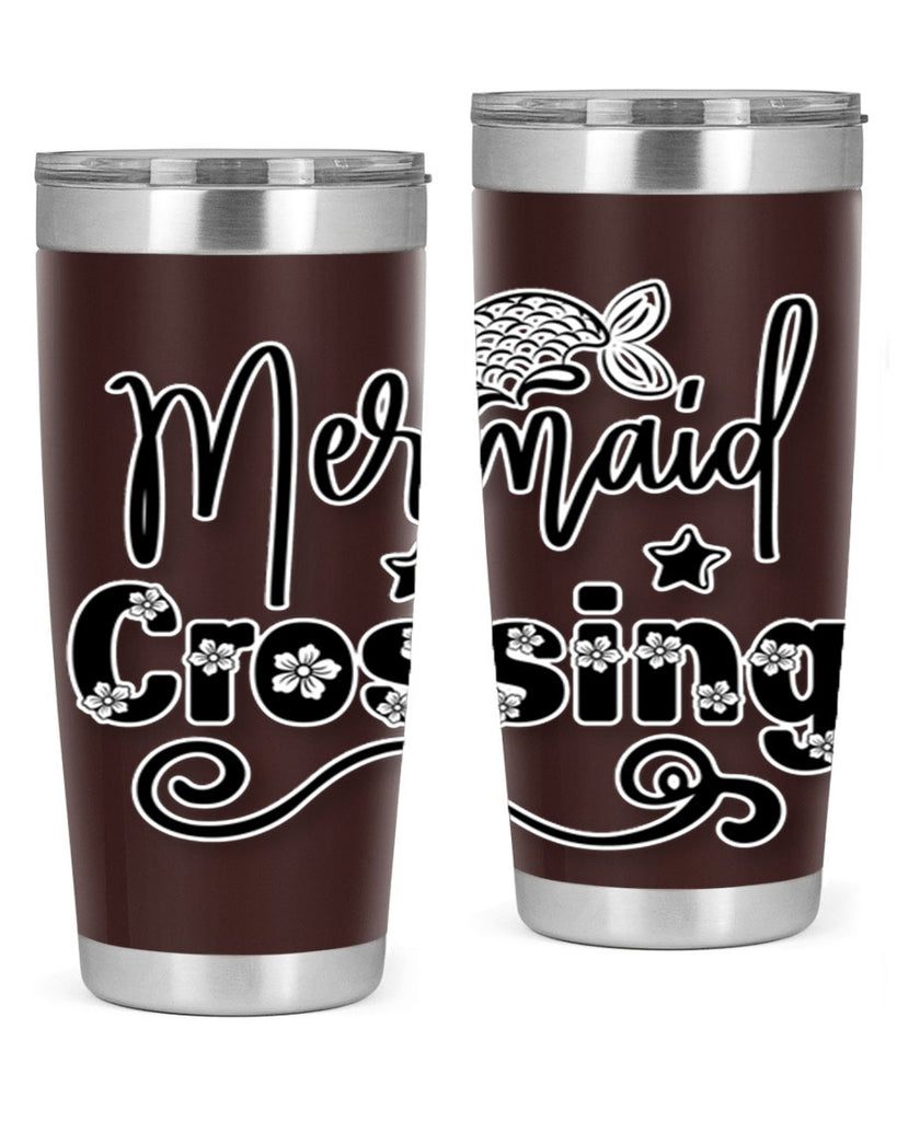 Mermaid Crossing 400#- mermaid- Tumbler