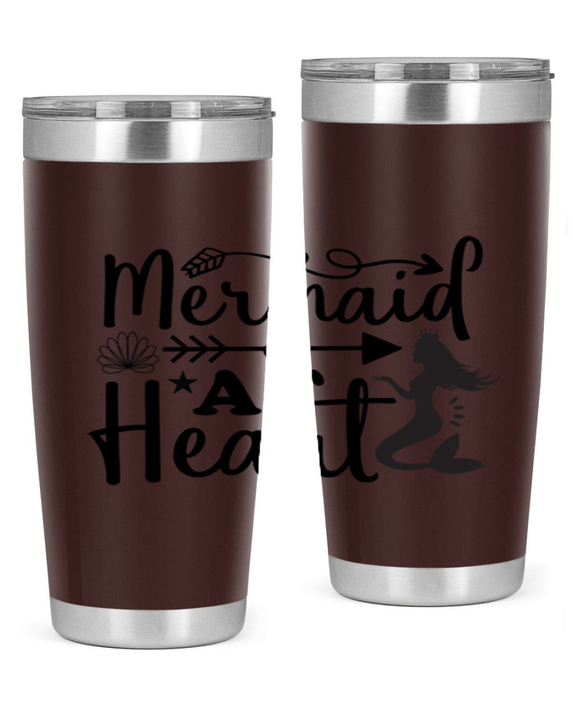 Mermaid at Heart design 397#- mermaid- Tumbler