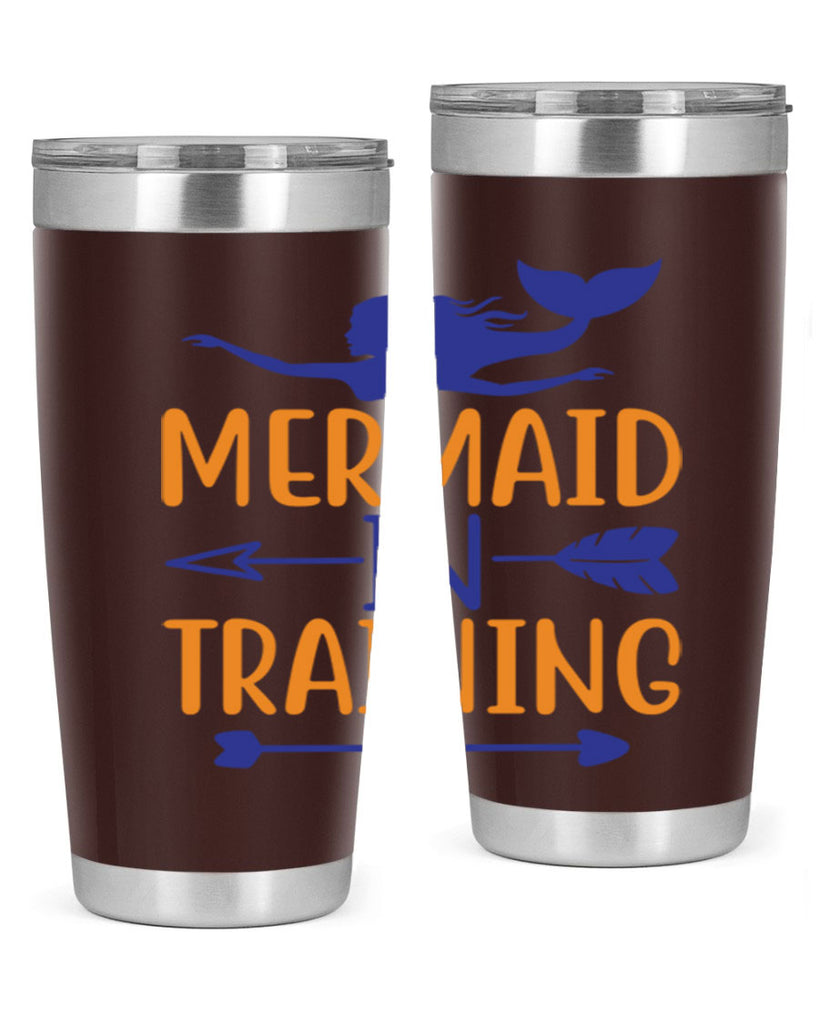 Mermaid in Training 360#- mermaid- Tumbler