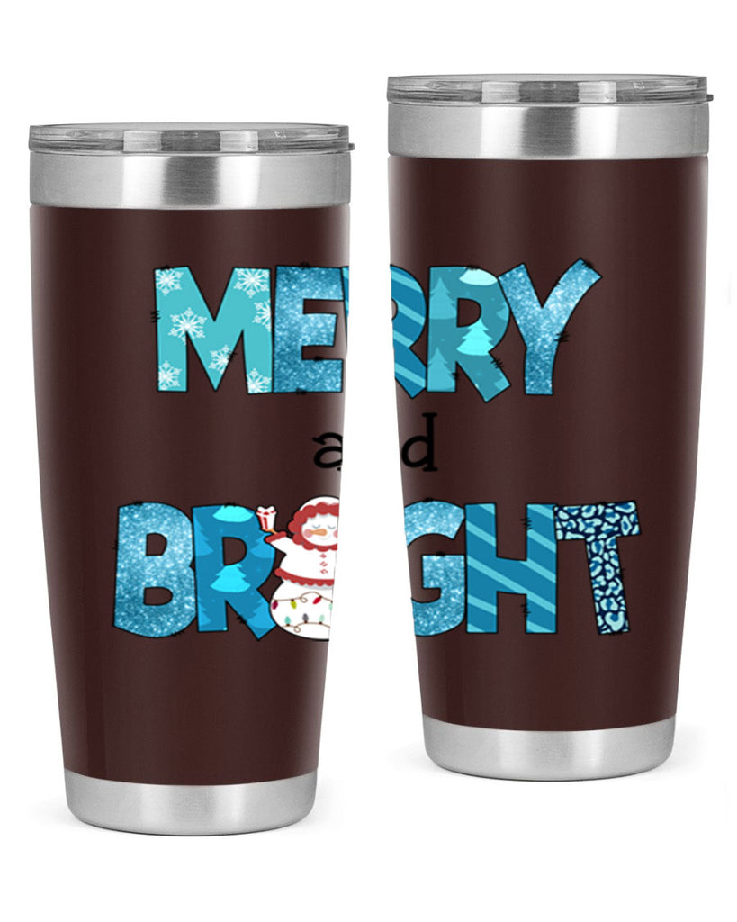 Merry and Bright 321#- winter- Tumbler