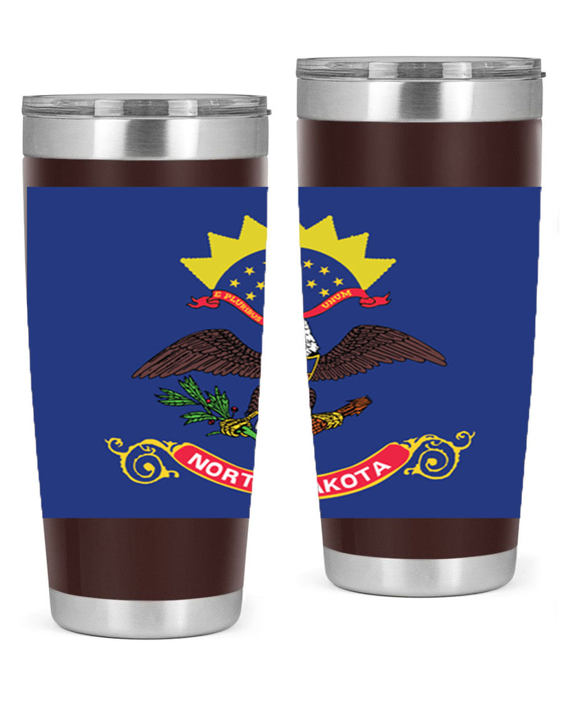 North Dakota 18#- Us Flags- Tumbler