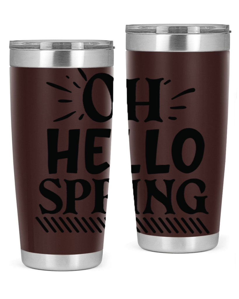 Oh hello spring 7#- spring- Tumbler