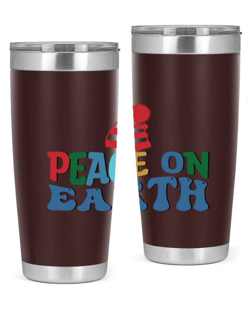 Peace on Earth 337#- winter- Tumbler