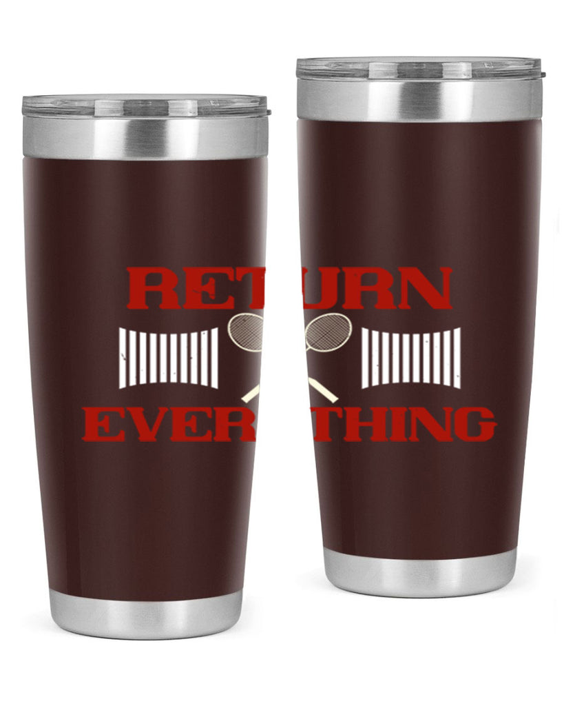 Return Everything 1892#- badminton- Tumbler