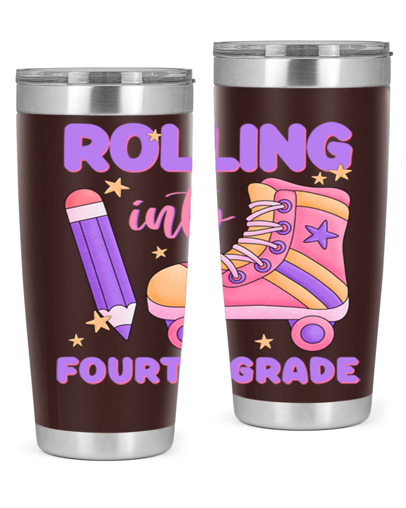 Rolling into 4th Grade 25#- 4th  grade- Tumbler