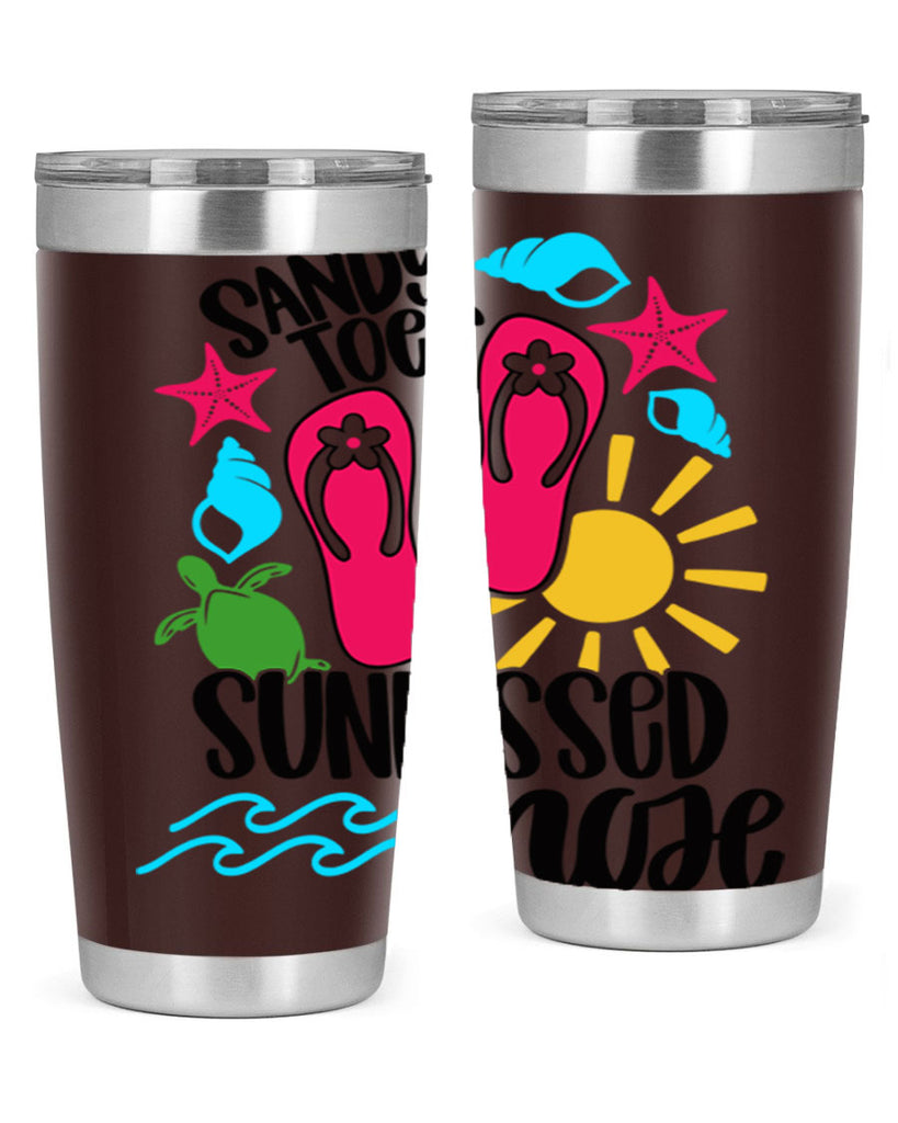 Sandy Toes Sunkissed Nose Style 27#- summer- Tumbler