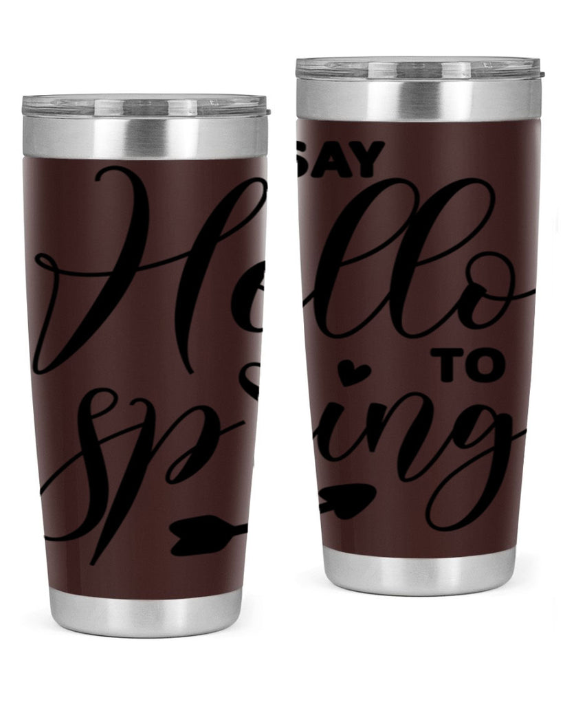 Say Hello to Spring402#- spring- Tumbler