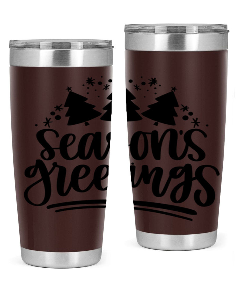 Seasons Greetings345#- winter- Tumbler