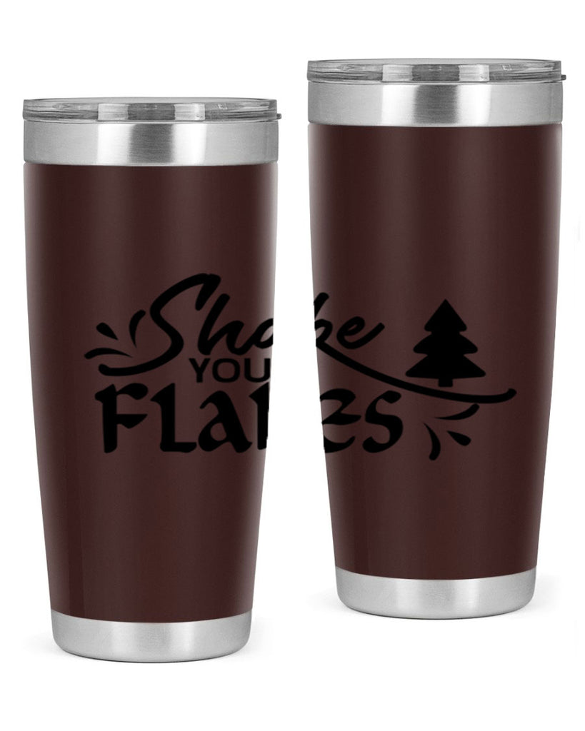 Shake Your Flakes 354#- winter- Tumbler