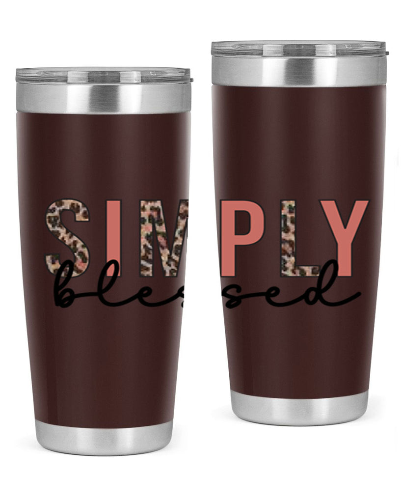 Simply blessed 575#- fall- Tumbler