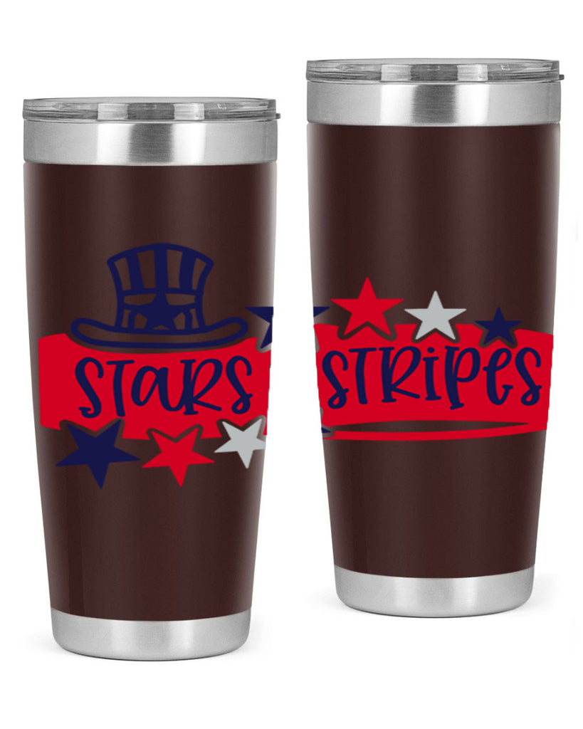 Stars Stripes Style 175#- Fourt Of July- Tumbler
