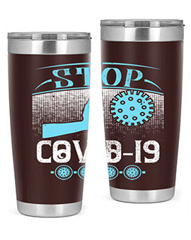 Stop covid Style 22#- corona virus- Tumbler