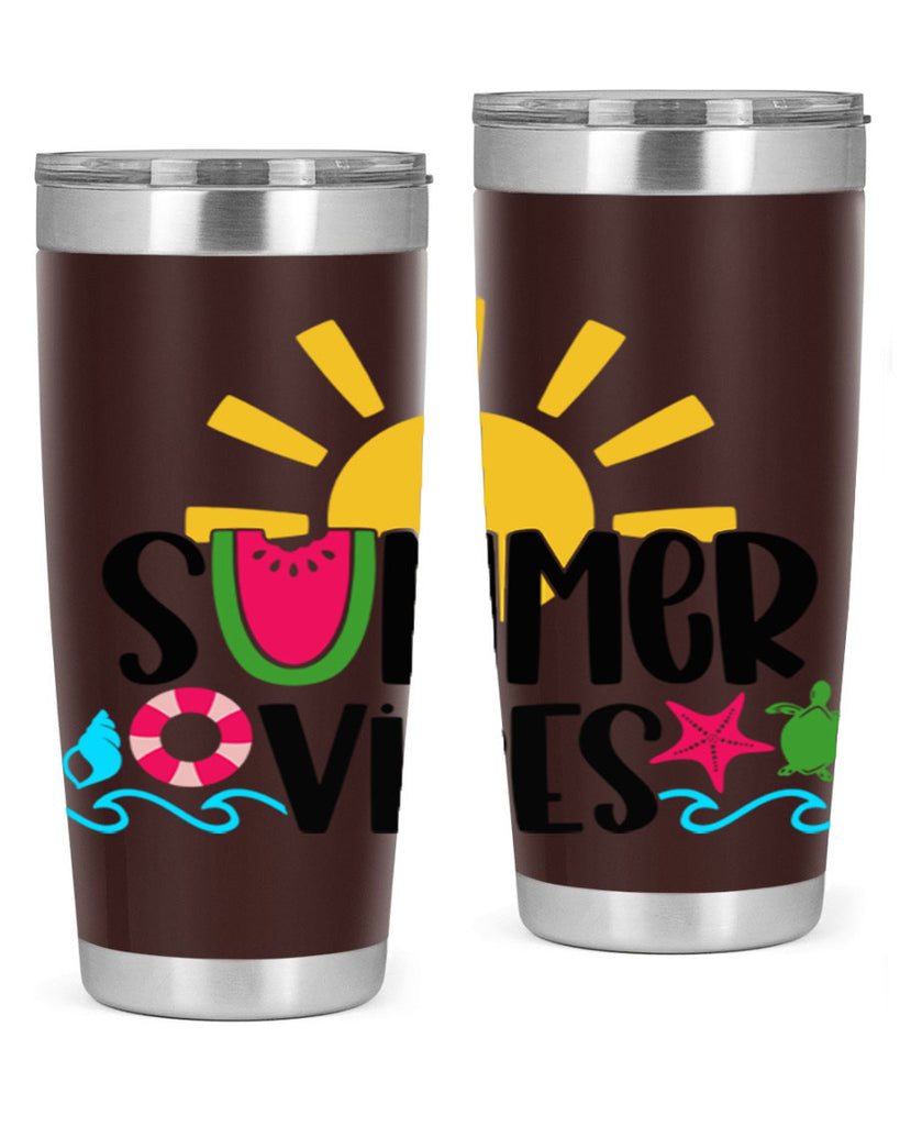 Summer Vibes Style 19#- summer- Tumbler