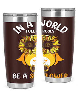 Sunflower Owl In A World A TurtleRabbit 18#- owl- Tumblers