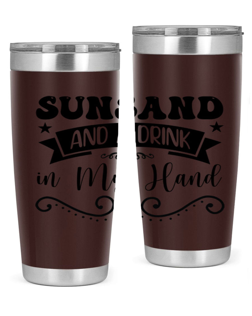 Sunsandandadrinkin 484#- zodiac- Tumbler