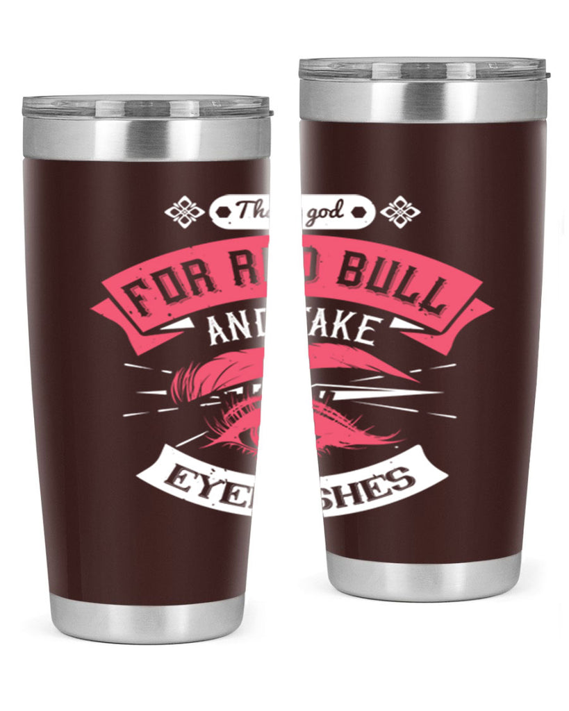 Thank god for Red Bull and fake eyelashes Style 185#- make up- Tumbler