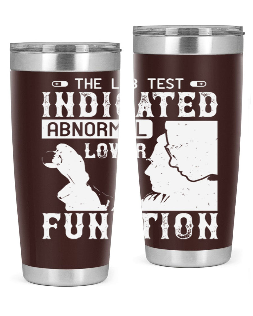 The lab test indicated abnormal lover function Style 22#- medical- tumbler