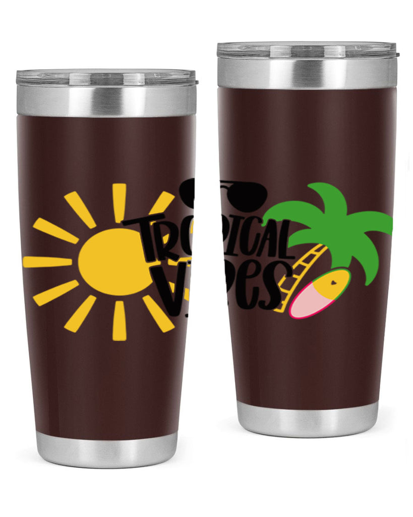 Tropical Vibes Style 9#- summer- Tumbler