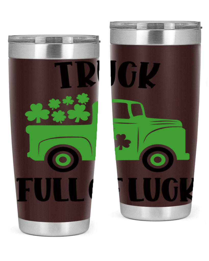Truck Full Of Luck Style 19#- St Patricks Day- Tumbler