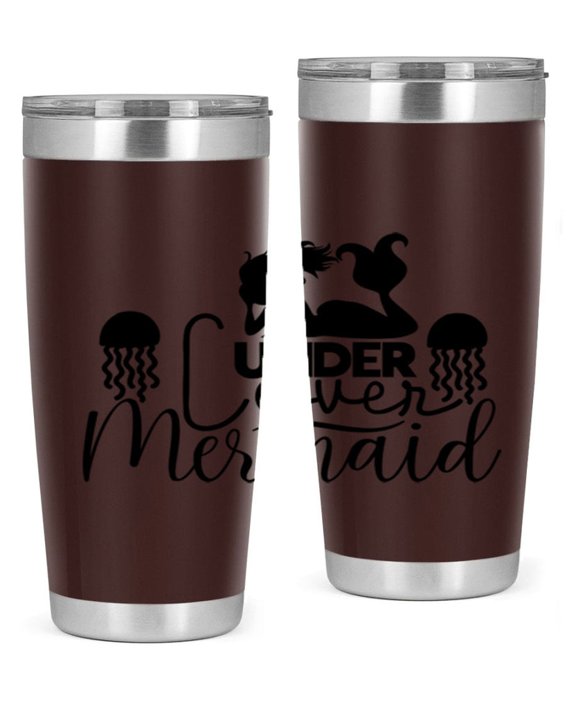 Under Cover Mermaid 642#- mermaid- Tumbler