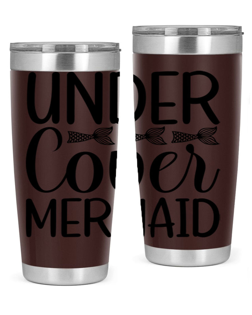 Under Cover Mermaid 647#- mermaid- Tumbler