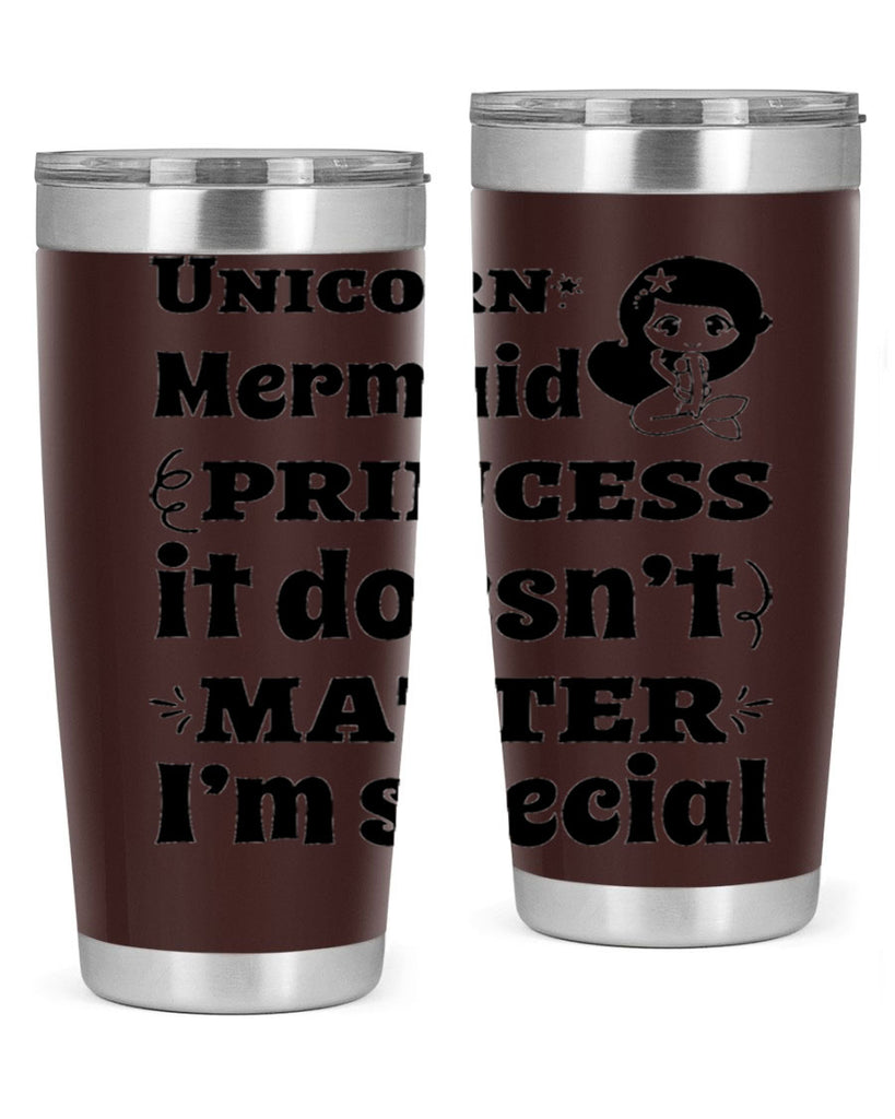 Unicorn Mermaid princess it doesnt 661#- mermaid- Tumbler