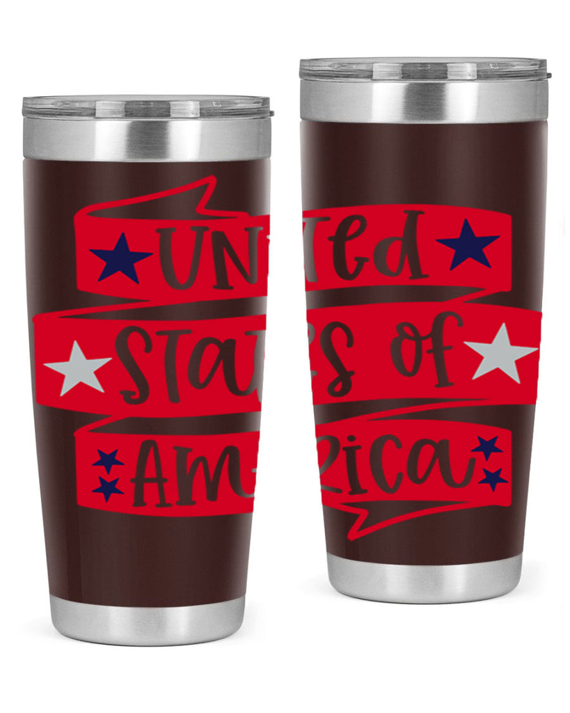 United States Of America Style 177#- Fourt Of July- Tumbler