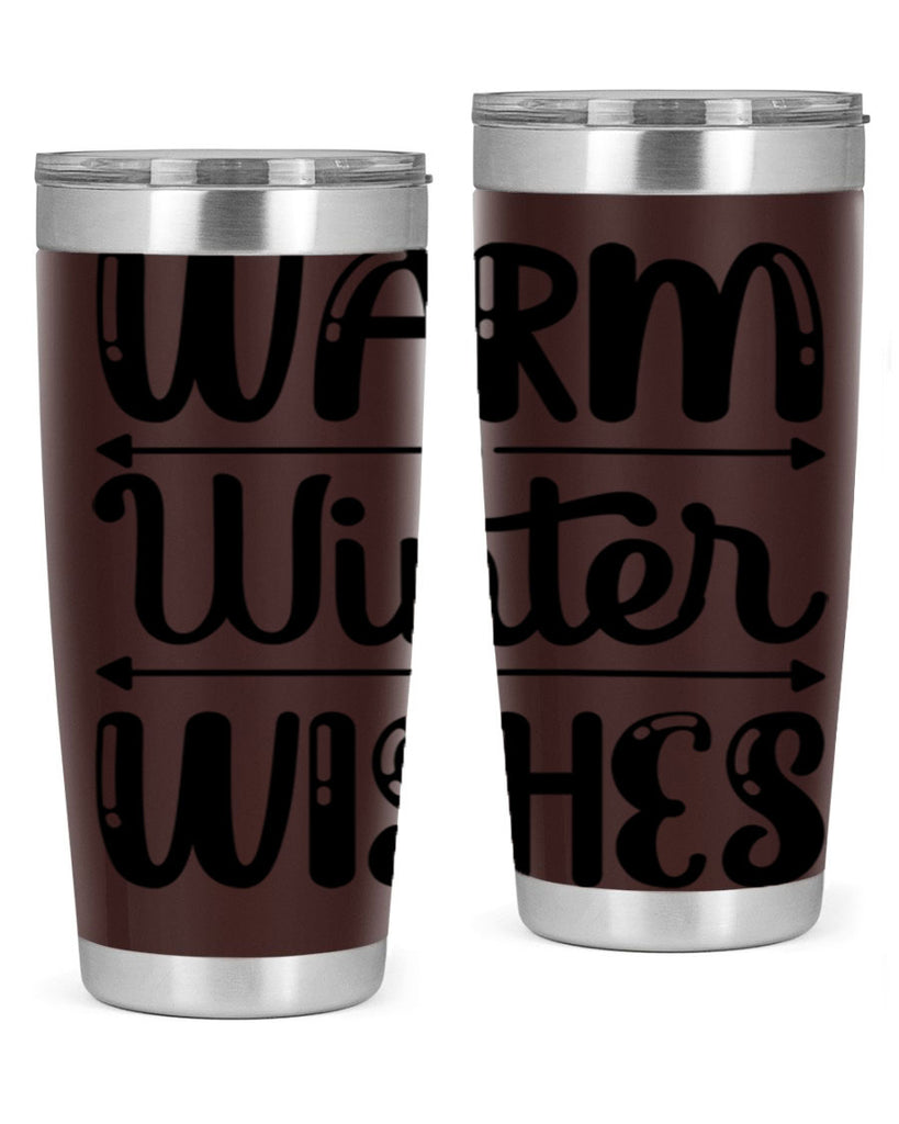 Warm Winter Wishes 463#- winter- Tumbler