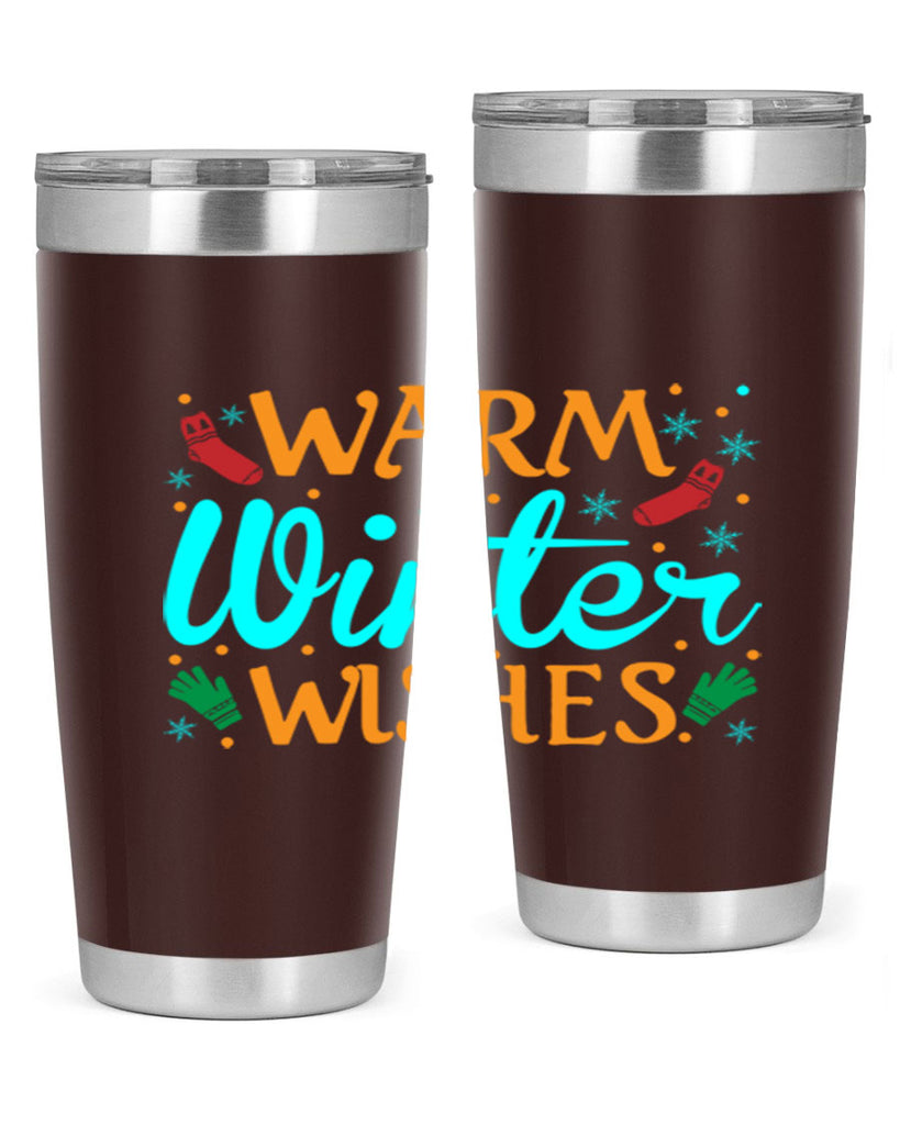 Warm Winter Wishes 465#- winter- Tumbler