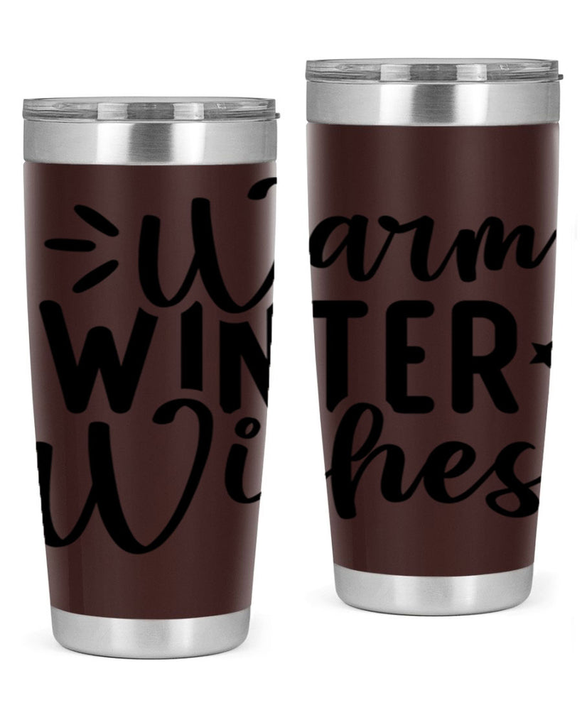 Warm Winter Wishes459#- winter- Tumbler