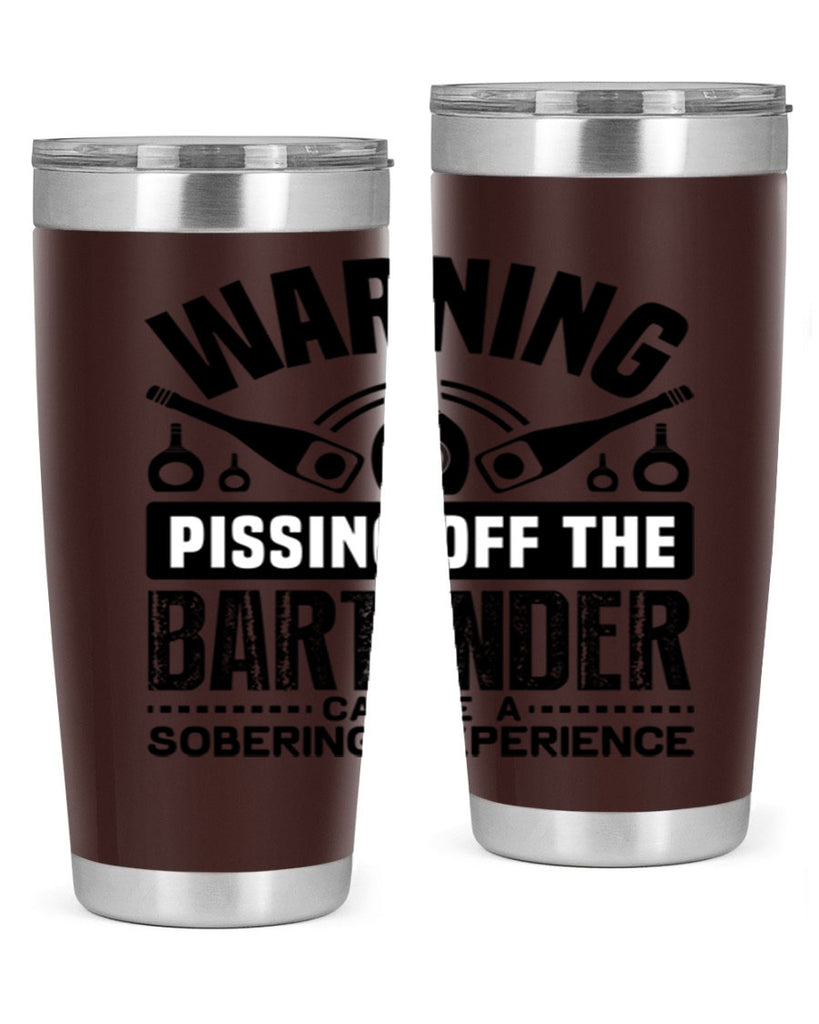 Warning Style 10#- bartender- tumbler