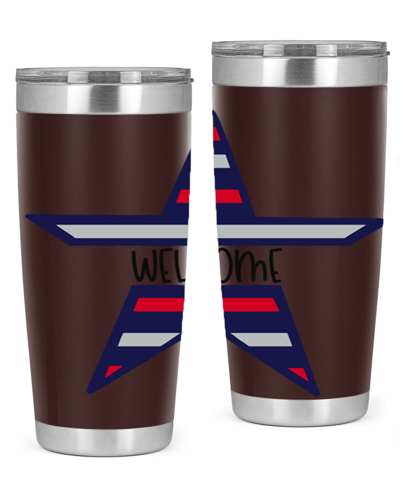 Welcome Style 186#- Fourt Of July- Tumbler