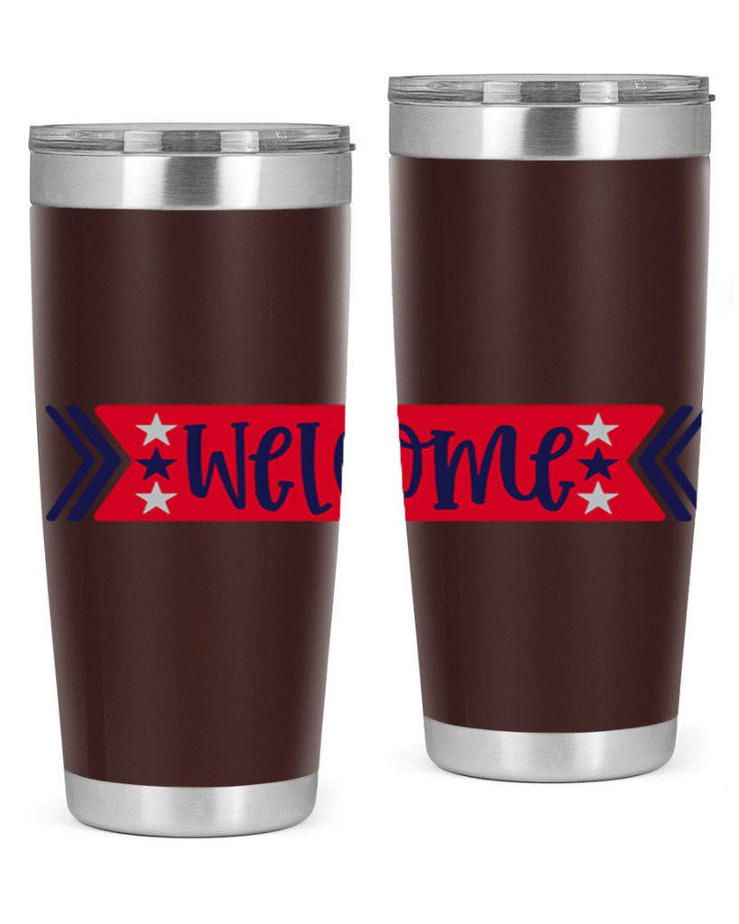 Welcome Style 187#- Fourt Of July- Tumbler