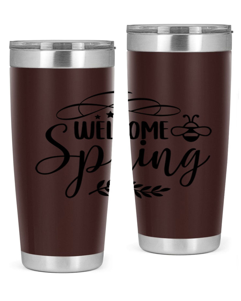 Welcome spring design  594#- spring- Tumbler
