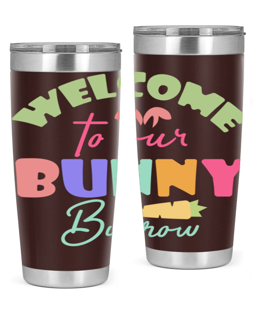 Welcome to our bunny burrow588#- spring- Tumbler