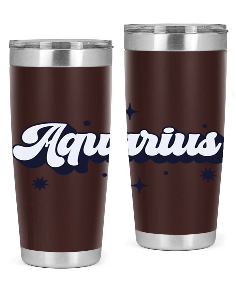 aquarius 82#- zodiac- Tumbler