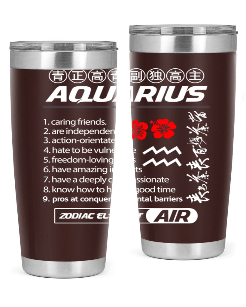 aquarius 85#- zodiac- Tumbler