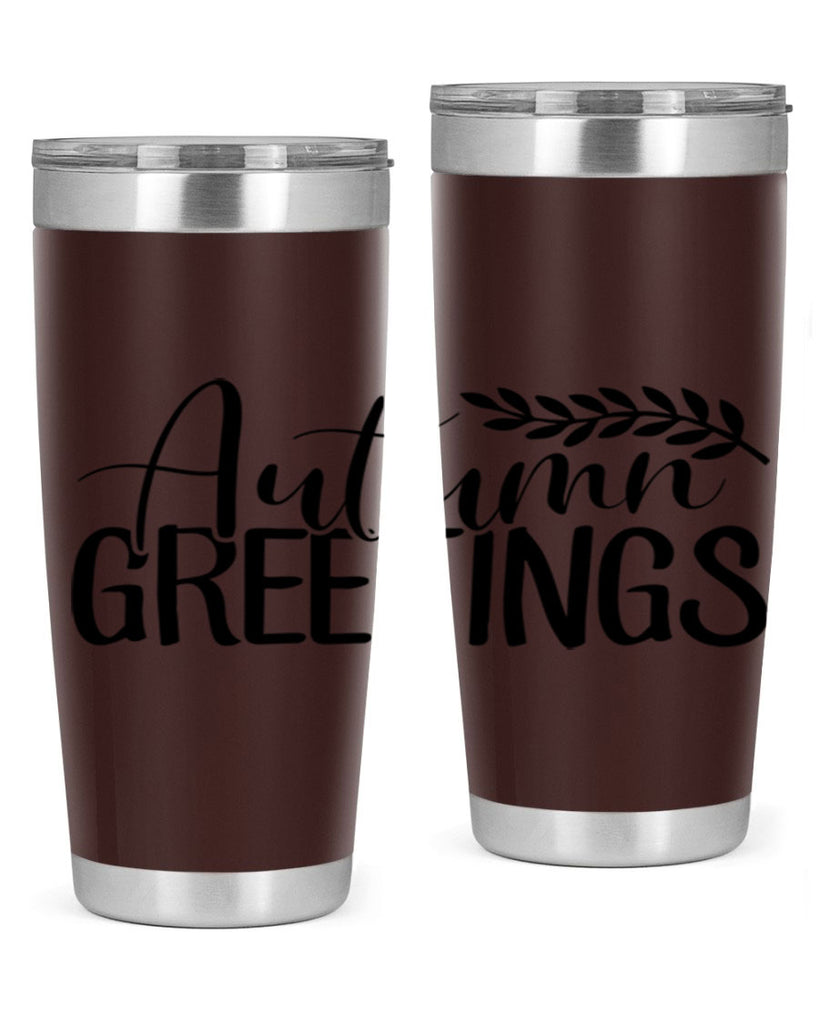 autumn greetings 13#- fall- Tumbler