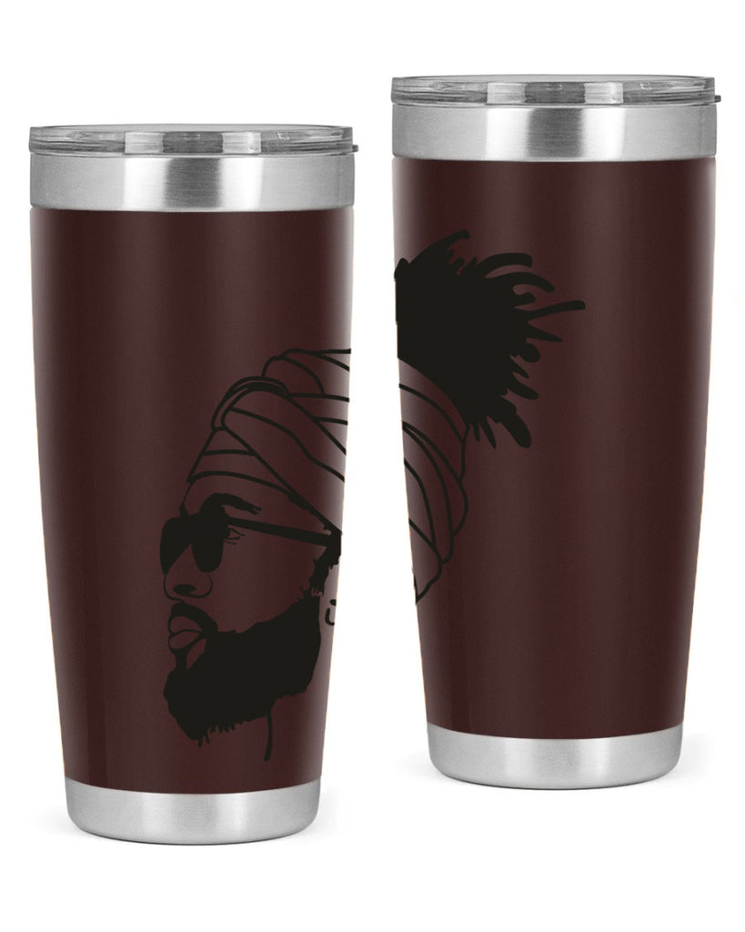 beardman 44#- black men - boys- tumbler