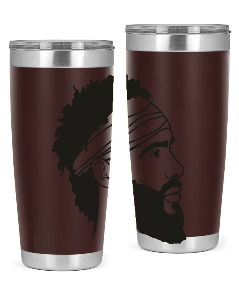 beardman 48#- black men - boys- tumbler