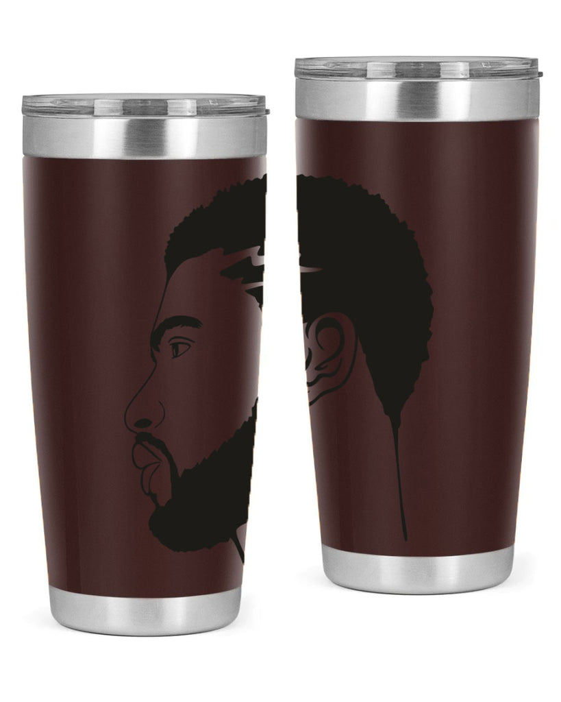beardman 52#- black men - boys- tumbler