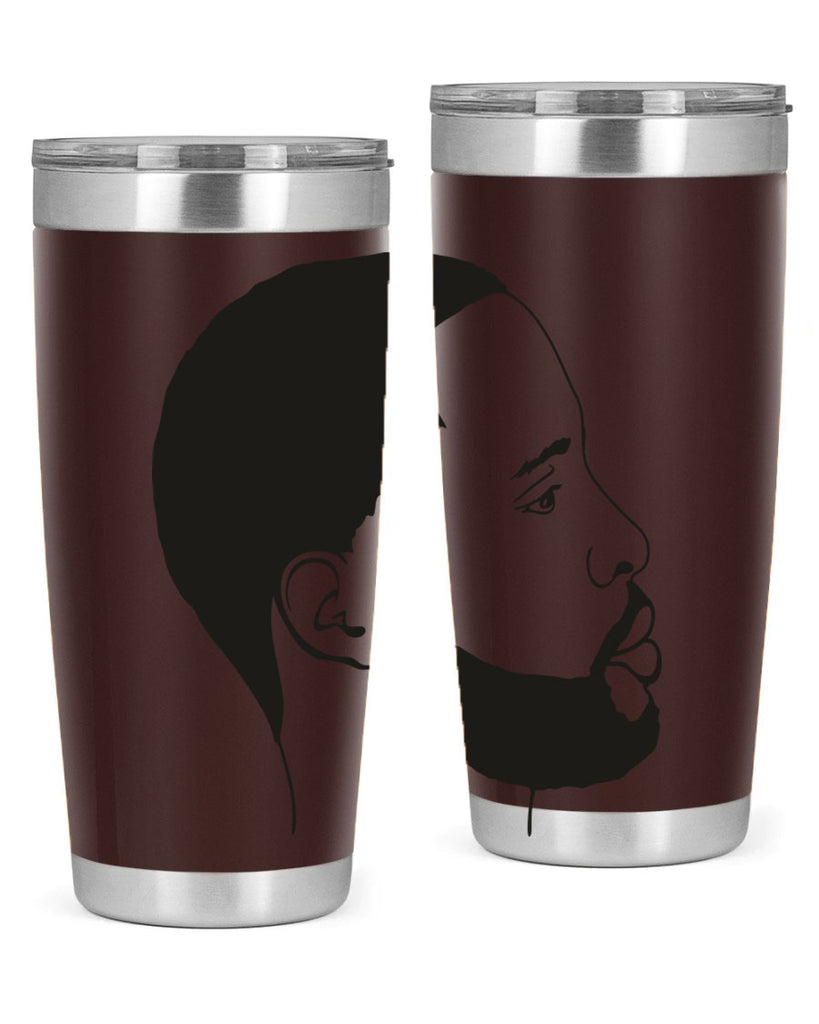 beardman 54#- black men - boys- tumbler