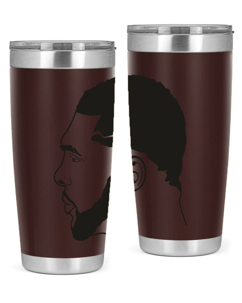 beardman 55#- black men - boys- tumbler