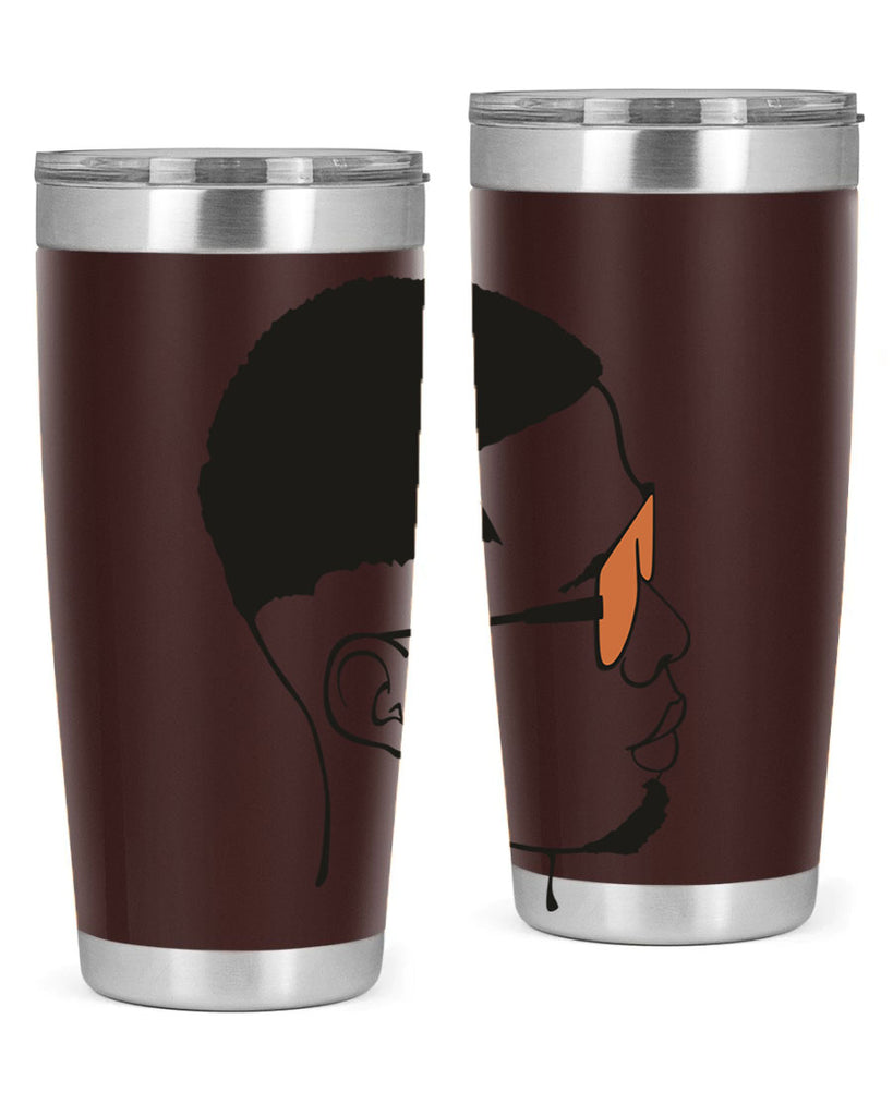 beardman 57#- black men - boys- tumbler