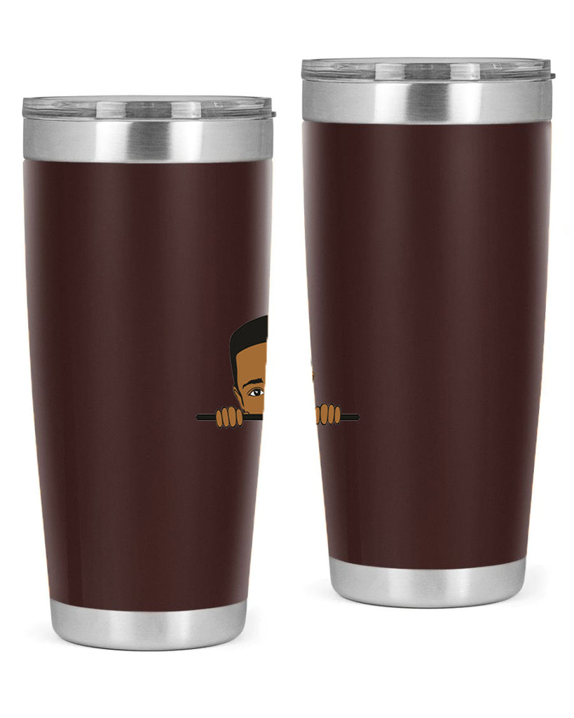 black boy 5#- black men - boys- tumbler