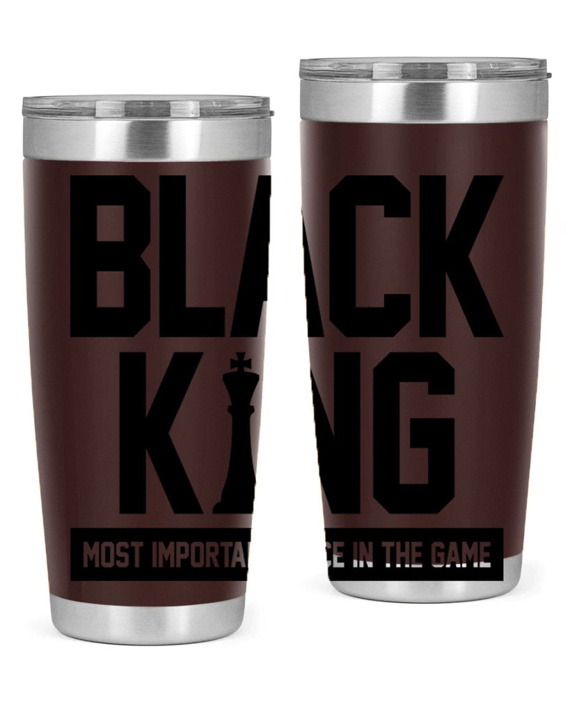 black king 199#- black words phrases- Cotton Tank