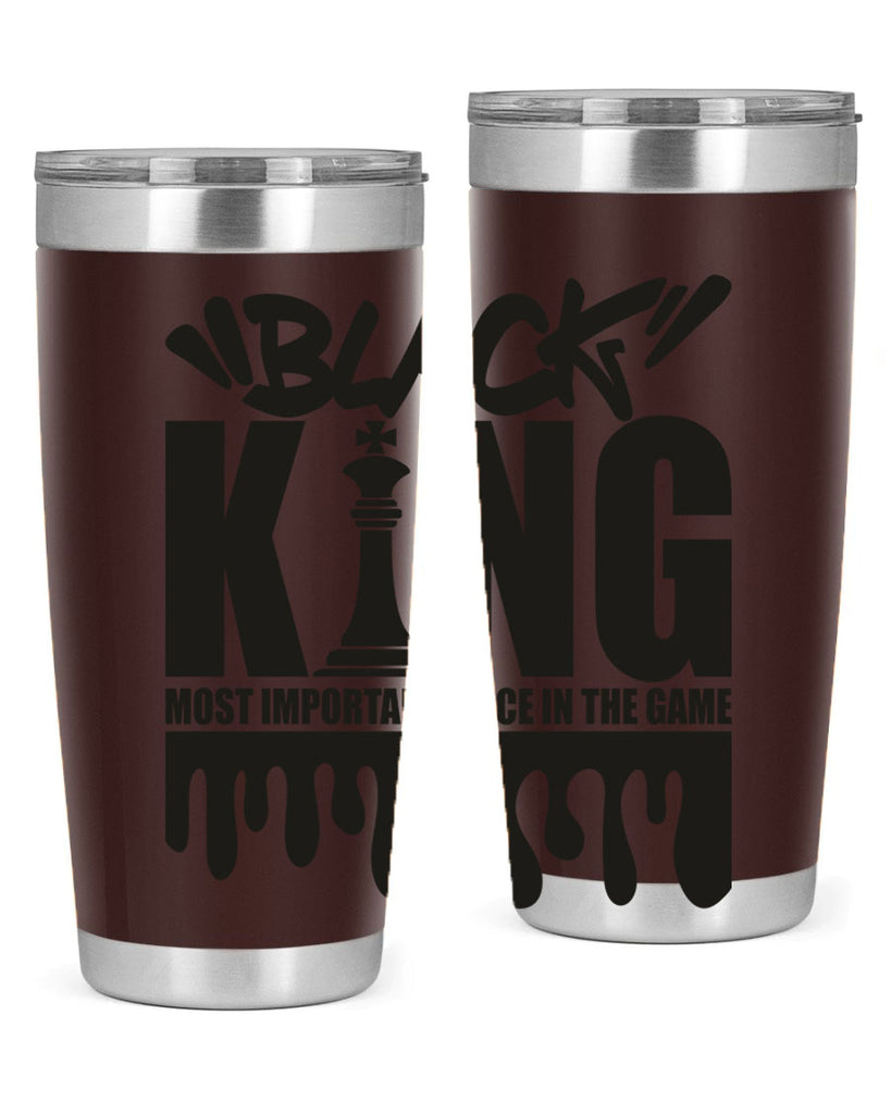 black king 214#- black words phrases- Cotton Tank