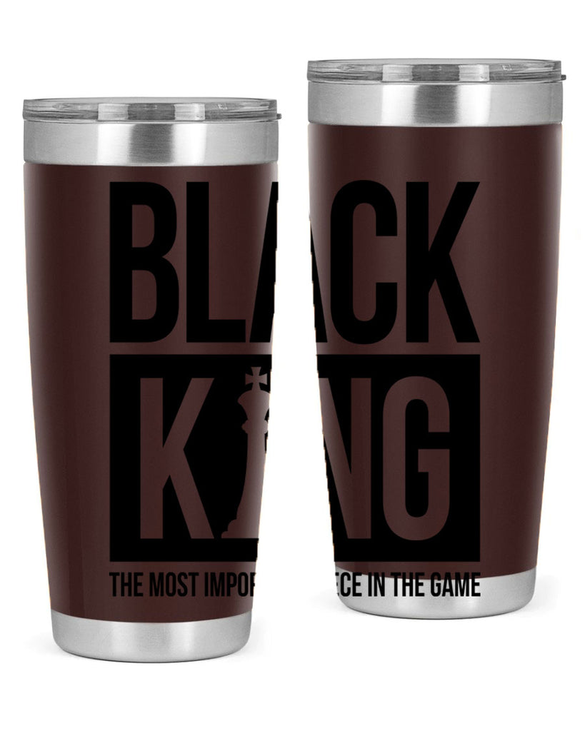 black king 234#- black words phrases- Cotton Tank