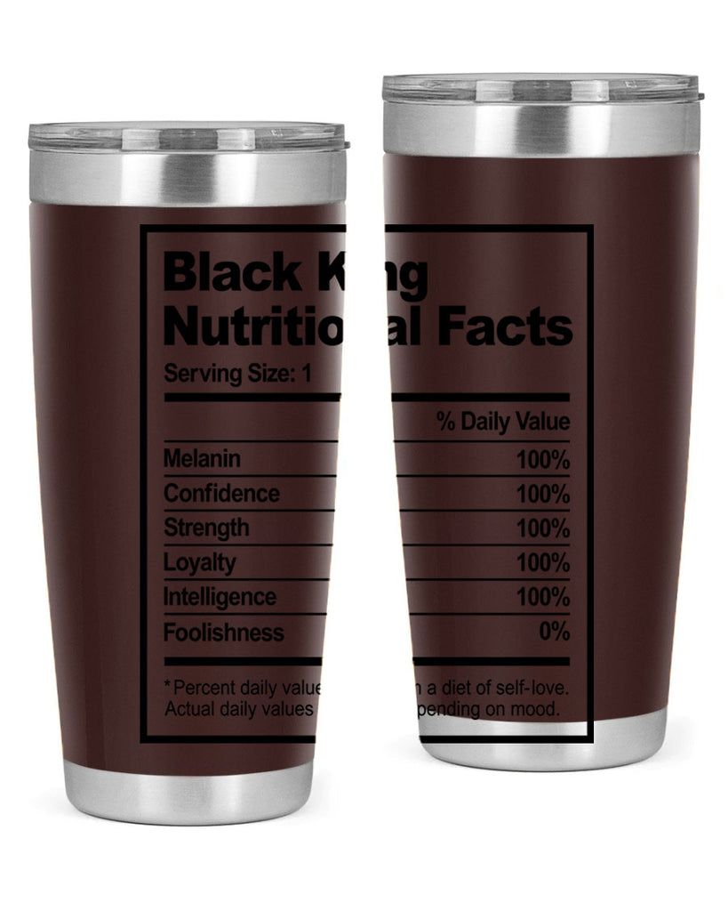 black king nutritional facts 231#- black words phrases- Cotton Tank