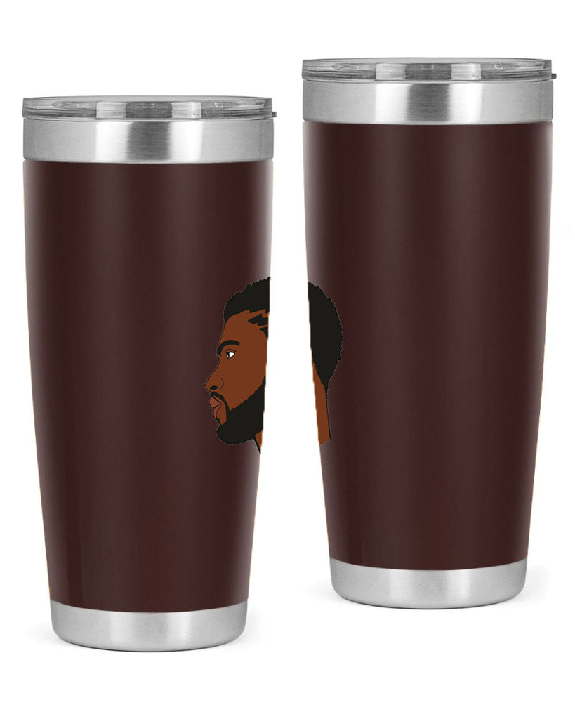 black man 40#- black men - boys- tumbler